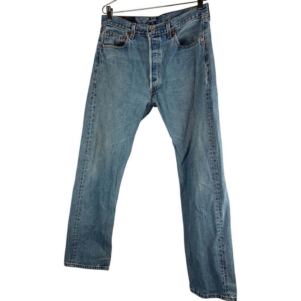 Vintage Levi’s 501 XX Made USA W34 L32 Button Fly Straight Leg Jeans 100% Cotton